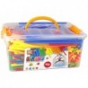 Large Building Block Set in a Box  Construction Straws 800 Pieces !