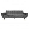 Sofa bed FALUN 214x83xH82cm, grey velvet