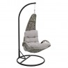 Hanging chair TEMPIO grey