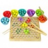 Wooden Ball Game Beads Educational Board Chinese