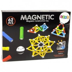 Magnetic bricks MAGNETIC  62 elements  Create extraordinary buildings!