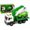 Car Transporter Roadside Assistance Tow Truck 1:16 Green Sound Lights