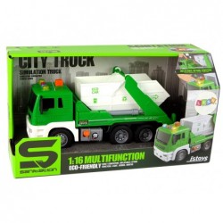 Rubbish truck Segregation Green friction Drive 1:16