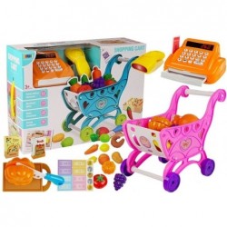 Pink Trolley with Cash Register Accesories