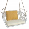 Hanging chair RONDO white