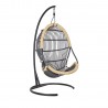 Hanging chair TIGER dark grey