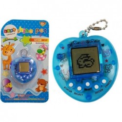 Electronic Animal Tamagotchi Blue with short chain