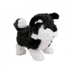 Interactive Husky Battery Operated Dog Walks Moves His Tail Sound