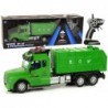 Remote Controlled Garbage Truck Pilot 2.4G Lights Sounds Green