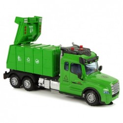 Remote Controlled Garbage Truck Pilot 2.4G Lights Sounds Green