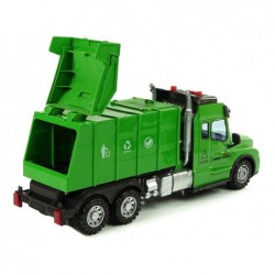 Remote Controlled Garbage Truck Pilot 2.4G Lights Sounds Green