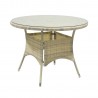 Table WICKER D100xH71cm, beige