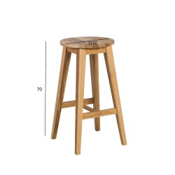Bar stool MONDEO oak