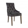 Chair HOLMES VELVET dark grey