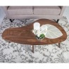 Coffee table SCARLETTE 120x60xH38cm, walnut