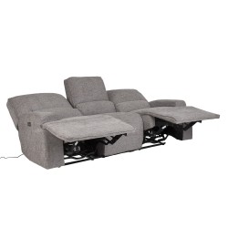 Diivan MARCUS 3-kohaline elektriline recliner 216x99xH96,5cm, hall