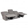 Sofa MARCUS 3-seater recliner, grey