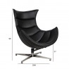 Armchair GRAND EXTRA black