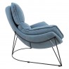 Armchair DIVA greyish blue