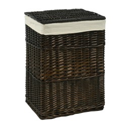 Laundry basket MAX 45x34xH59cm, dark brown