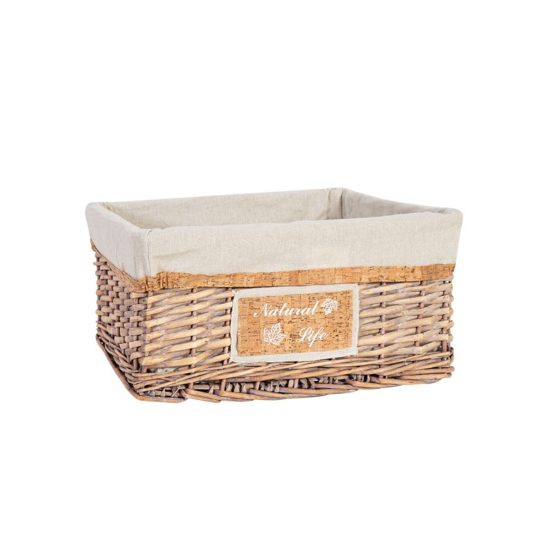 Basket WILLI CORK M 42x32xH19cm