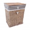 Laundry basket WILLI GREY XL 47x35xH55cm