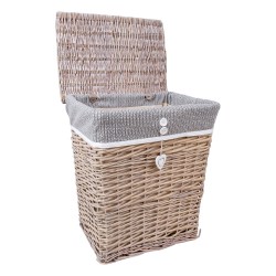 Laundry basket WILLI GREY XL 47x35xH55cm