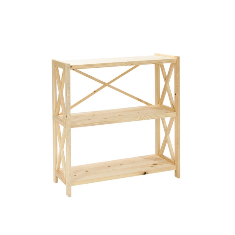 Shelf ALEX 80x31xH86cm, natural