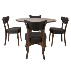 Dining set ADELE table, 4 chairs (21923)