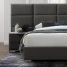 Bed LEVANTER 160x200cm, with Nightstands, grey