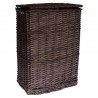 Laundry basket MAX 38x27xH52cm, dark brown