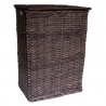 Laundry basket MAX 45x33xH59cm, dark brown