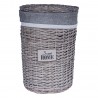 Laundry basket MAX D40xH56cm, grey