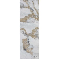 Oil painting 40x120cm, marmor 2
