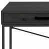 Письменный стол SEAFORD 110x45xH75см, черный