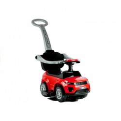 614W Toddlers Ride On Push Along with Parent Handle - Red