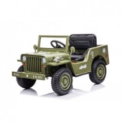 Battery Car JH-103 Olive Green 4x4