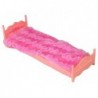 Doll with Clothes Wardrobe Room Furniture Wardrobe Bed Accessories