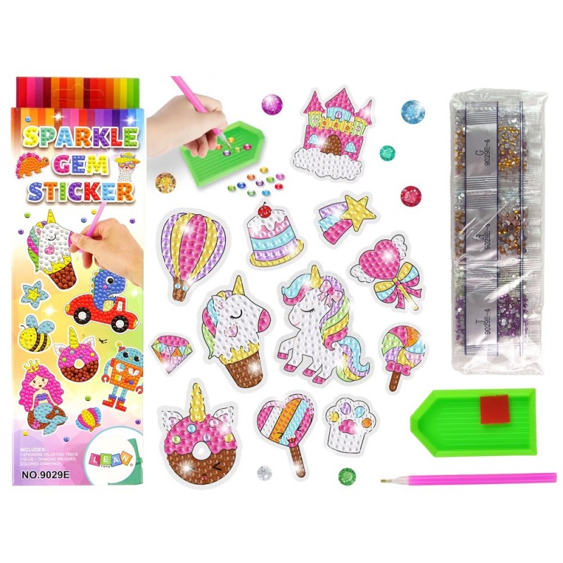 Diamond Embroidery Unicorn Sweet Mosaic Sticker Set