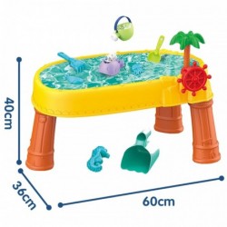 WOOPIE veelaud 2in1 liivakast Pirate Ship 8 tarvikut