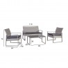 Garden furniture set VICTORIA table, bench, 2 chairs