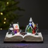 Рождественские украшения BOOKVILLE 21,5x15xH13см, LED-свечи, цветной, книга