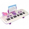 Electric Piano Keyboard For Kids Pink USB MP3 notes