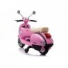 Vespa Scooter Electric Ride On Motorcycle - Pink