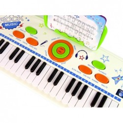 Electric Piano Keyboard for Kids Blue USB MP3 notes