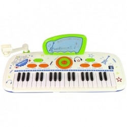 Electric Piano Keyboard for Kids Blue USB MP3 notes