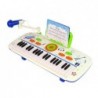 Electric Piano Keyboard for Kids Blue USB MP3 notes