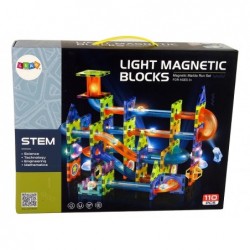 Glowing Ball Slide Magnetic Blocks 110 Elements