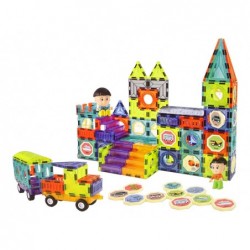 Magnetic building blocks 3D Castle 139 pieces