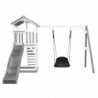 AXI Wooden Playground 4in1 Swing Slide Garden House Sandbox XXL